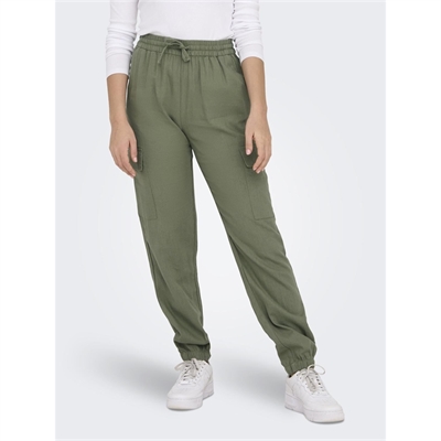 ONLY pantalone cargo in lino da donna 15310987  _3