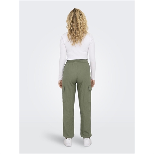 ONLY pantalone cargo in lino da donna 15310987 _6