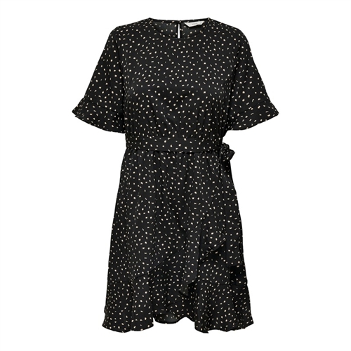 only-vestitocortoregularfitparicollo-black