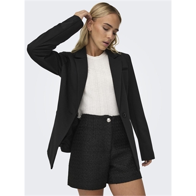 ONLY blazer lungo giacca nera 15298659_6