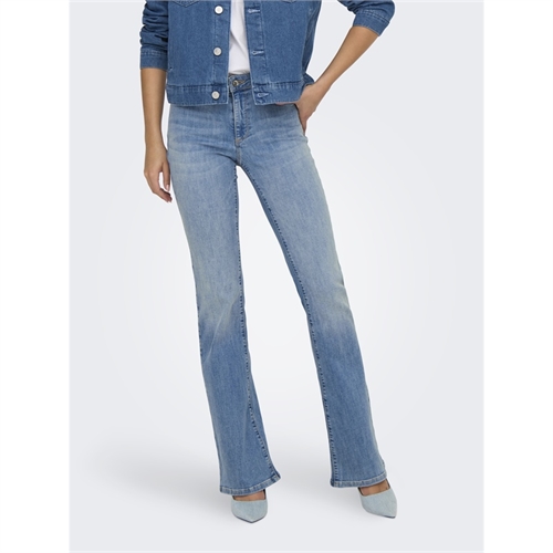 ONLY ONLY ONLANN MID FLARED jeans donna 15337826
