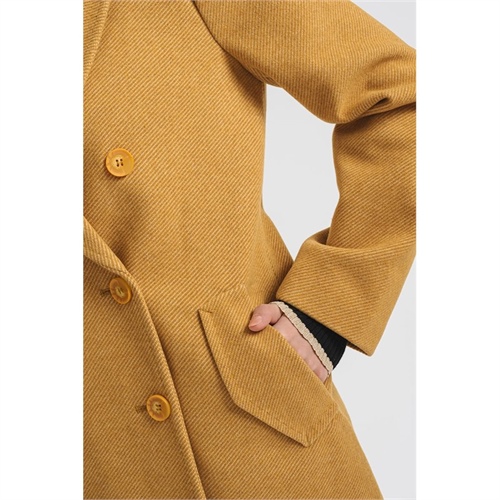 only cappotto donna  5325900 mustard gold