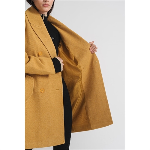 only cappotto donna  5325900 mustard gold_p