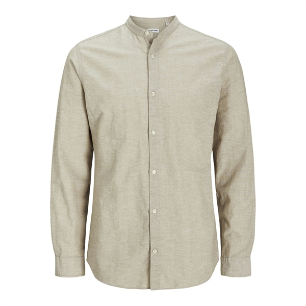 JACK&JONES camicia coreana uomo di lino 12268966