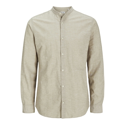 JACK&JONES camicia coreana uomo di lino 12268966