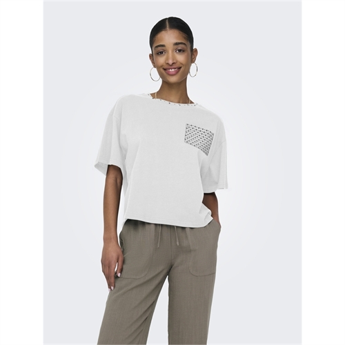 ONLY t-shirt donna applicazione glitter _3