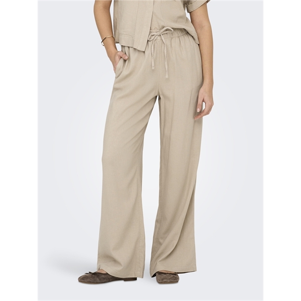 ONLY - ONLCARO Pantalone donna in lino a palazzo 15291807 _3 ONLY - ONLCARO Pantalone donna in lino a palazzo 15291807 _3