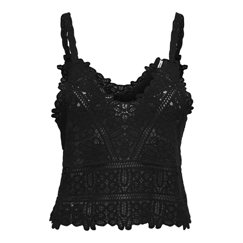 top-senza-maniche-cotone-crochet-only-onlperi-cloud-dancer-15351034