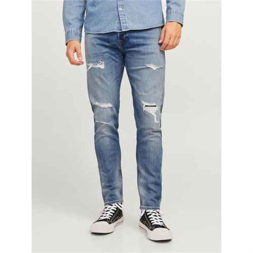 jack jones jeans strappato e ricucito uomo glenn cole