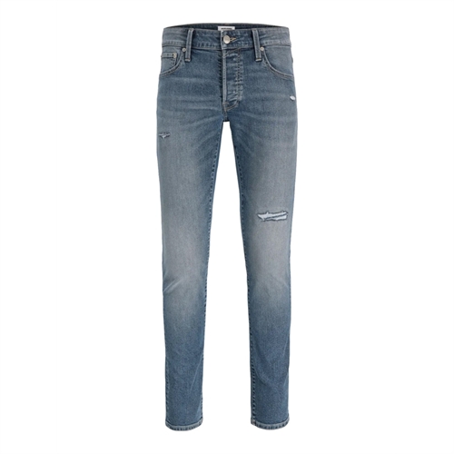 Jeans Uomo JACK & JONES - Vestibilità Ampia, Vita Alta, Cinque Tasche, Chiusura Con Bottoni, Denim Comodo E Alla Moda