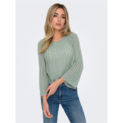 only-nola-life-pullover-donna-cropped-uncinetto-