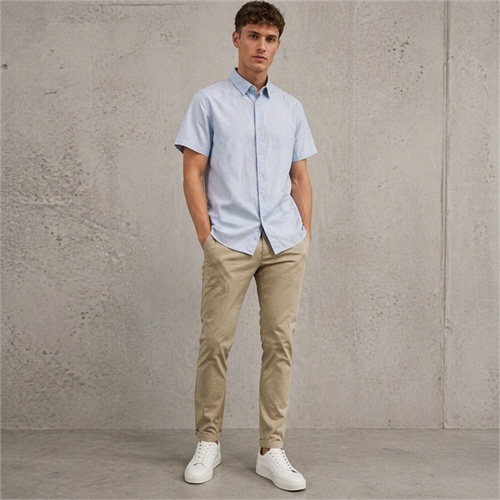 camicia-uomo-jack-jones-breeze-lino-cotone-regular-fit-manica-corta