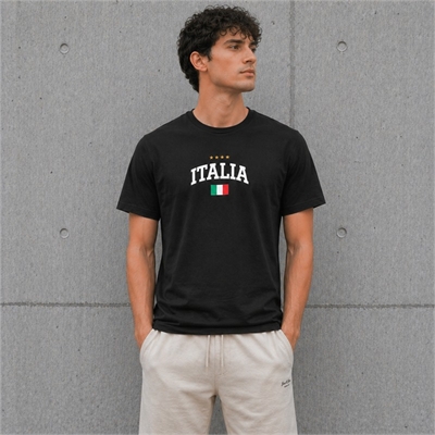Italia-t-shirt-uomo-jackjones-relaxed-fit-stampa-girocollo-cotone