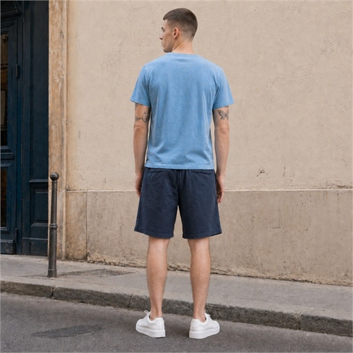 12292332-Pantaloncini Jogger Uomo Jack & Jones Relaxed Fit in Cotone e Lino