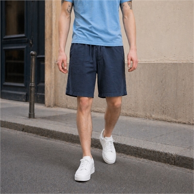 12292332-Pantaloncini Jogger Uomo Jack & Jones Relaxed Fit in Cotone e Lino
