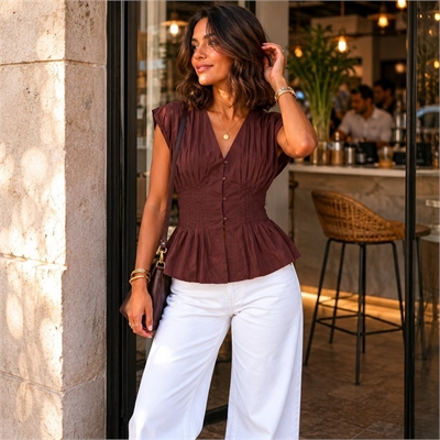 only-top-donna-lungo-cotone-scollo-v-onlmila-15383833