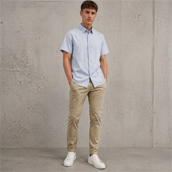 camicia-uomo-jack-jones-breeze-lino-cotone-regular-fit-manica-corta