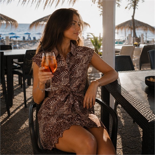 ONLY ONLLOU LIFE EMB S/S SHIRT DRESS PTM 15314411