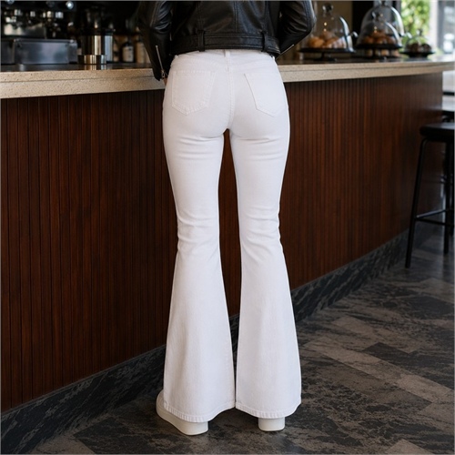 jeans only flared