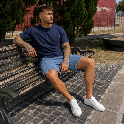 JACK&JONES bermuda di jeas tasconato 12272557