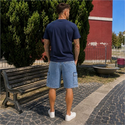 JACK&JONES bermuda di jeas tasconato 12272557
