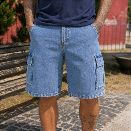 JACK&JONES bermuda di jeas tasconato 12272557