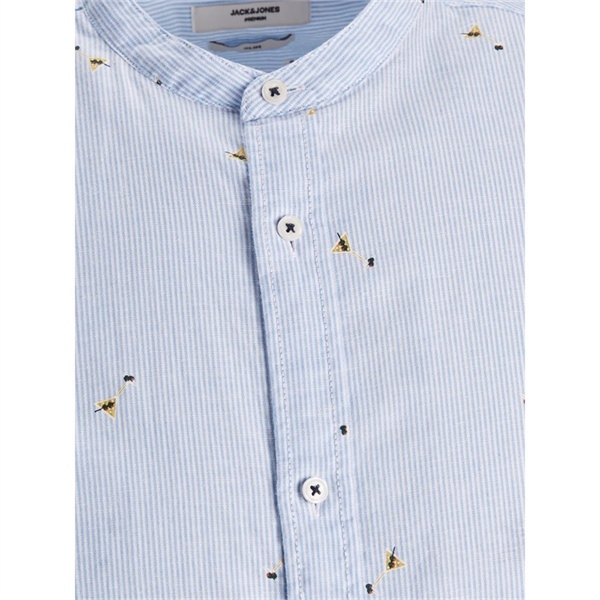 Liu Jo camicia alla coreana uomo in lino bianco main image 1