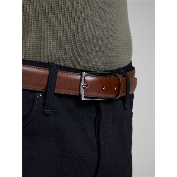 12136795 marrone cintura uomo elegante jack jones