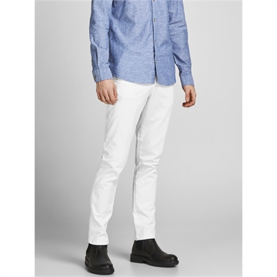 JACK&JONES pantalone uomo slim fit bianco marco bowie 12185923_5