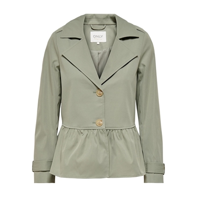 ONLY trench estivo corto 15230367 verde 