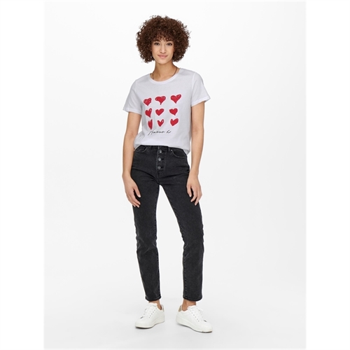 ONLY t-shirt top heart 15255904 amore_5