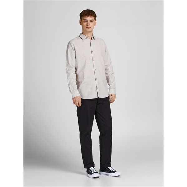 JACK&JONES camicia uomo logo beige_7