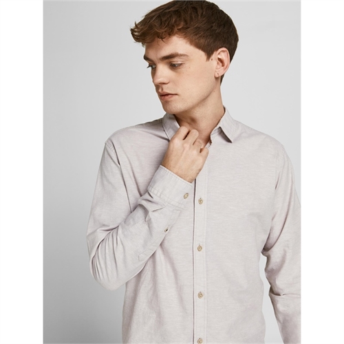 JACK&JONES camicia uomo logo beige_6