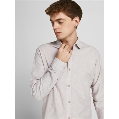 JACK&JONES camicia uomo logo beige_6