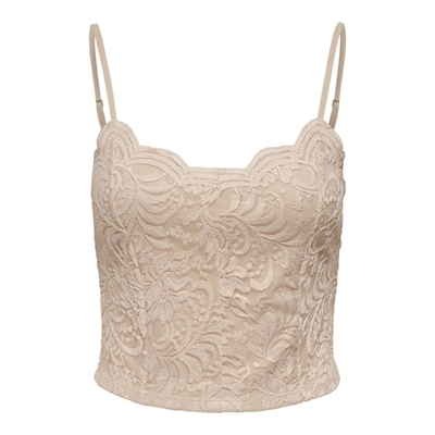 ONLY bustino in pizzo 15258543 beige