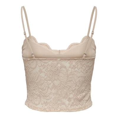 ONLY bustino in pizzo 15258543 beige 2