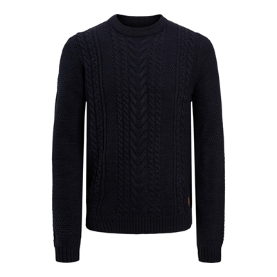 JACK&JONES pullover maglione uomo con dettagli 12220809 blu