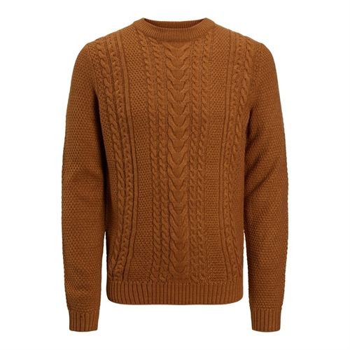 JACK&JONES pullover maglione uomo con dettagli 12220809 senape 12220809