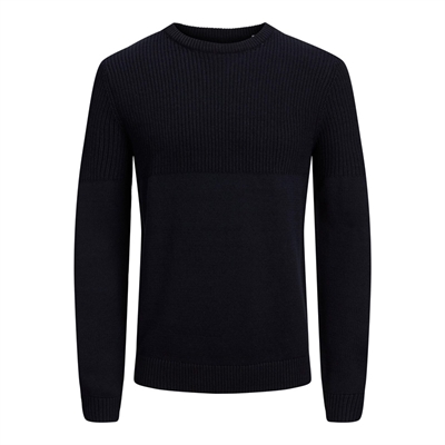 JACK&JONES_ pullover uomo girocollo _12211311 blu