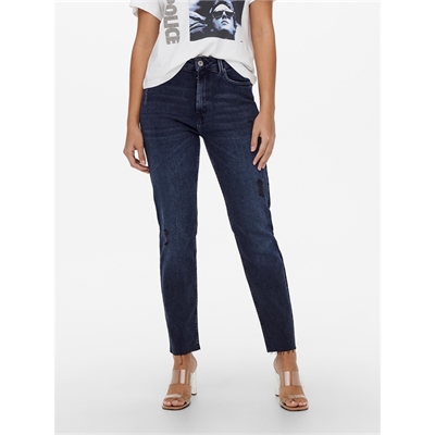 ONLY_onlemily life ankle raw straight fit jeans _15235351_3