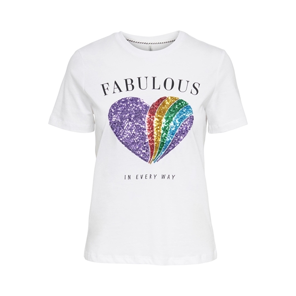 ONLY t-shirt maglietta mezza manica Springsummer_4150326_15286647_3 bianco _15286647