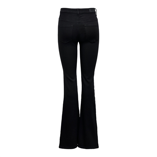 ONLY a zampa jeans nero da donna 15203866  _2