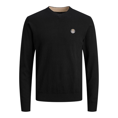 JACK&JONES maglione uomo scollo a V 12245759