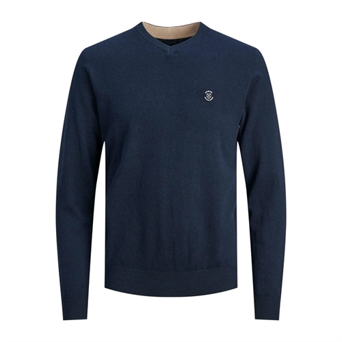 JACK&JONES maglione uomo scollo a V 12245759